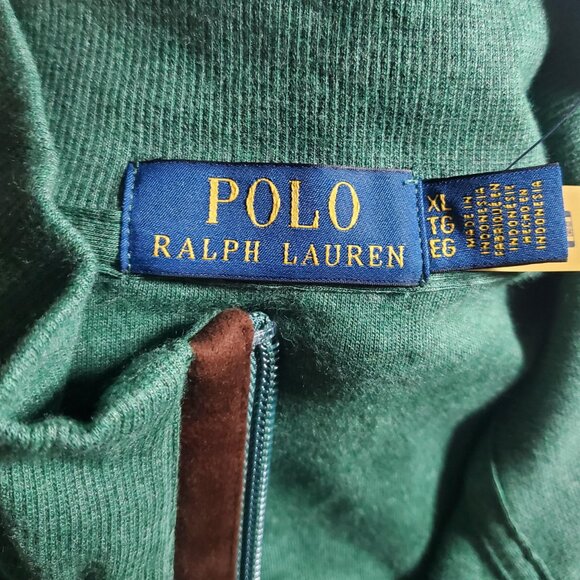 POLO Ralph Lauren Luxury Quarter Zip Cotton Pullover NWT sz XL - Picture 5 of 16